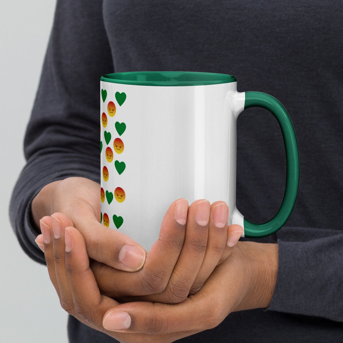 Youngblackmaninc. Mad Love Mug with Color Inside