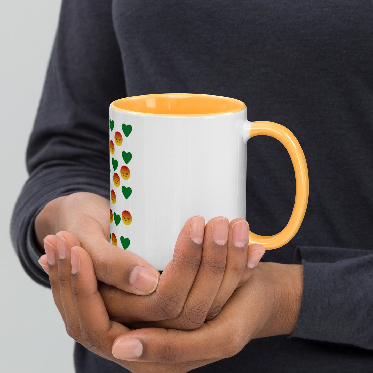 Youngblackmaninc. Mad Love Mug with Color Inside