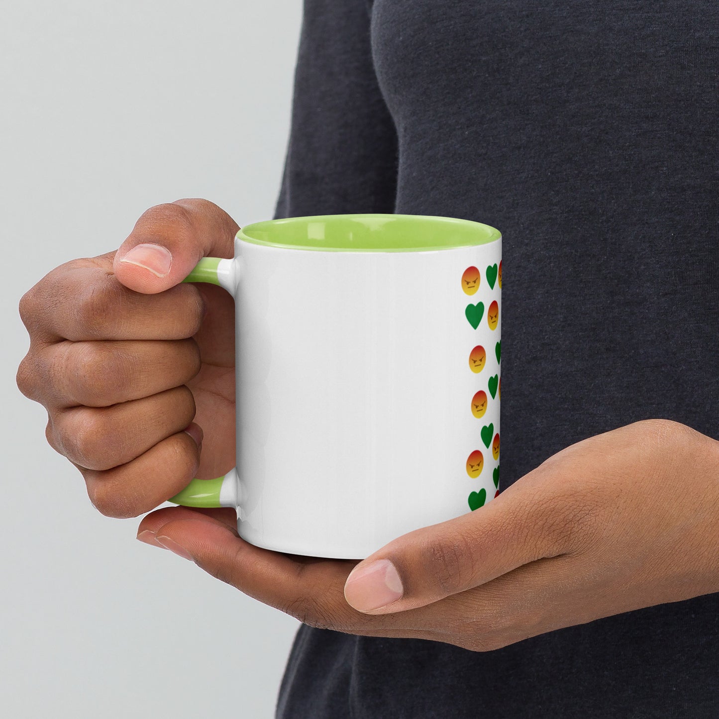 Youngblackmaninc. Mad Love Mug with Color Inside