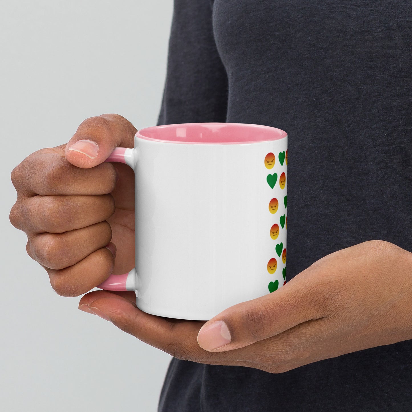 Youngblackmaninc. Mad Love Mug with Color Inside