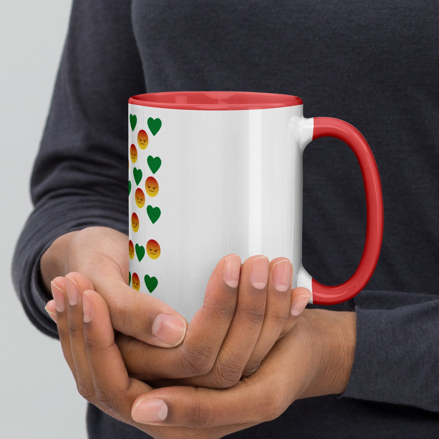 Youngblackmaninc. Mad Love Mug with Color Inside