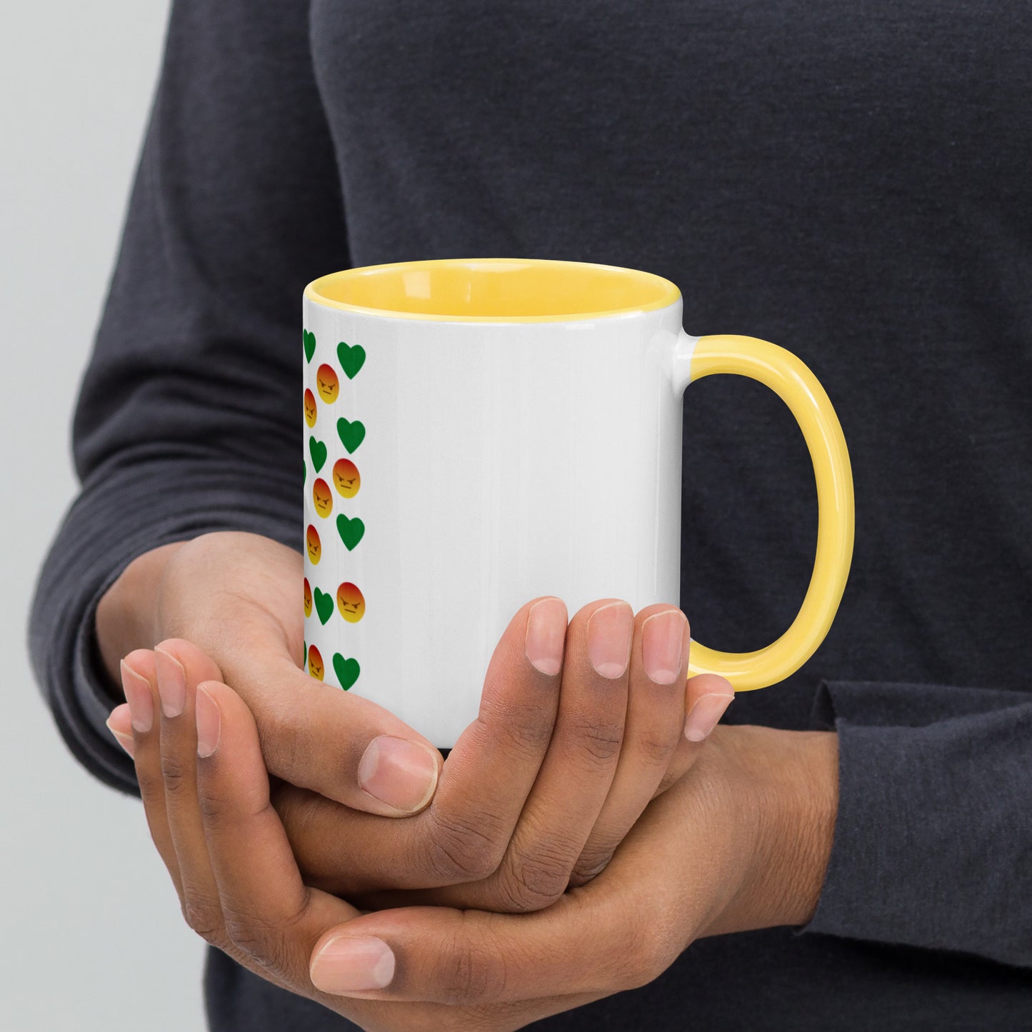 Youngblackmaninc. Mad Love Mug with Color Inside