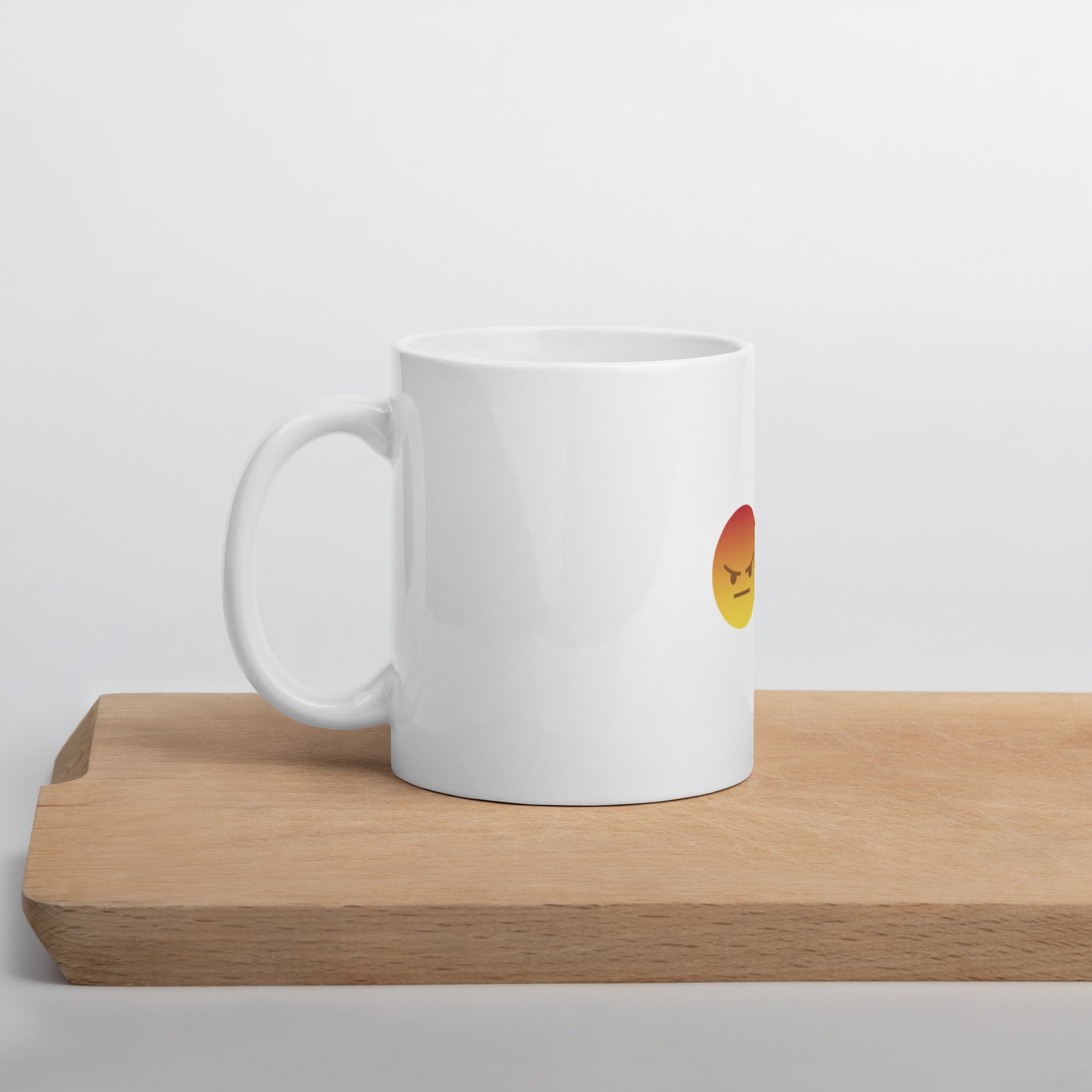 Youngblackmaninc. Mad Love White glossy mug