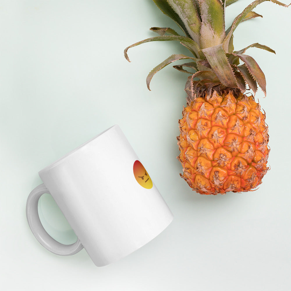 Youngblackmaninc. Mad Love White glossy mug