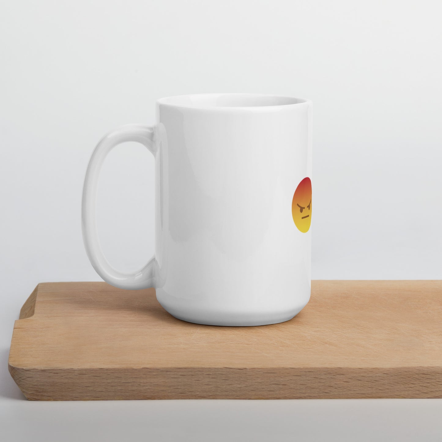 Youngblackmaninc. Mad Love White glossy mug