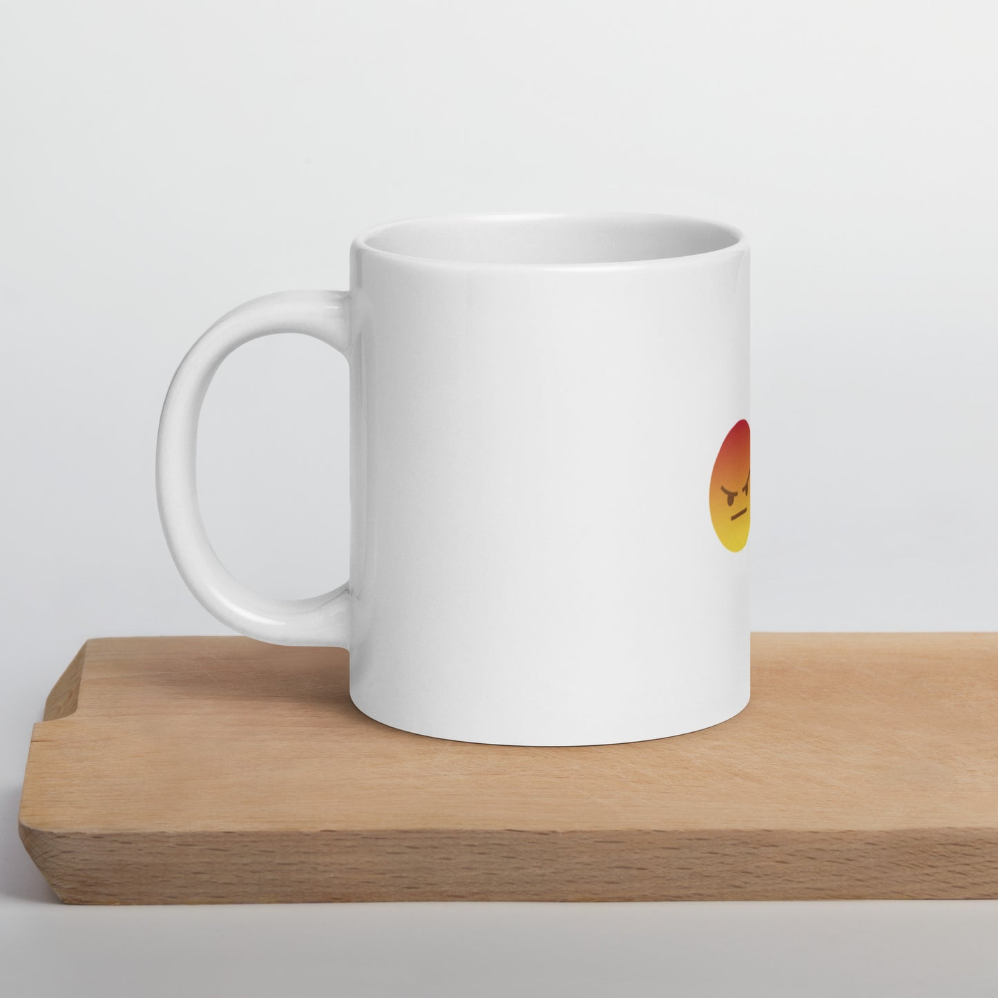 Youngblackmaninc. Mad Love White glossy mug