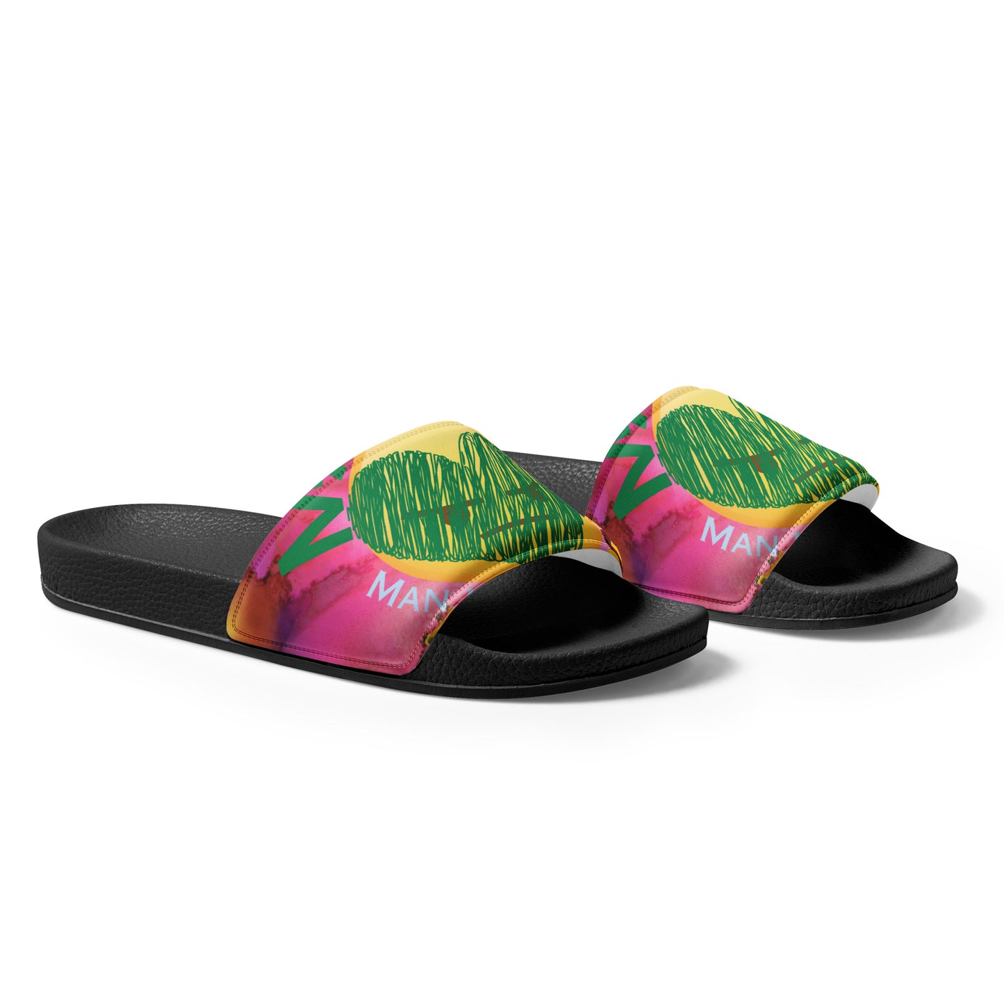 Youngblackmaninc. Mad Love Women's slides