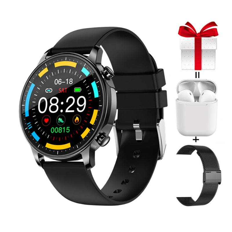 Smart Watch Women Fitness Tracker Heart Rate Monitor Blood Pressure Call Message Notification Waterproof IP67 Smartwatch Men
