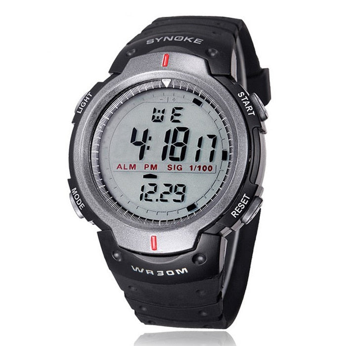 Waterproof Led Watches For Men Outdoor Sports Men Digital Led Quartz Alarm Men Wrist Watch Fashion Electronic Watch Relogio