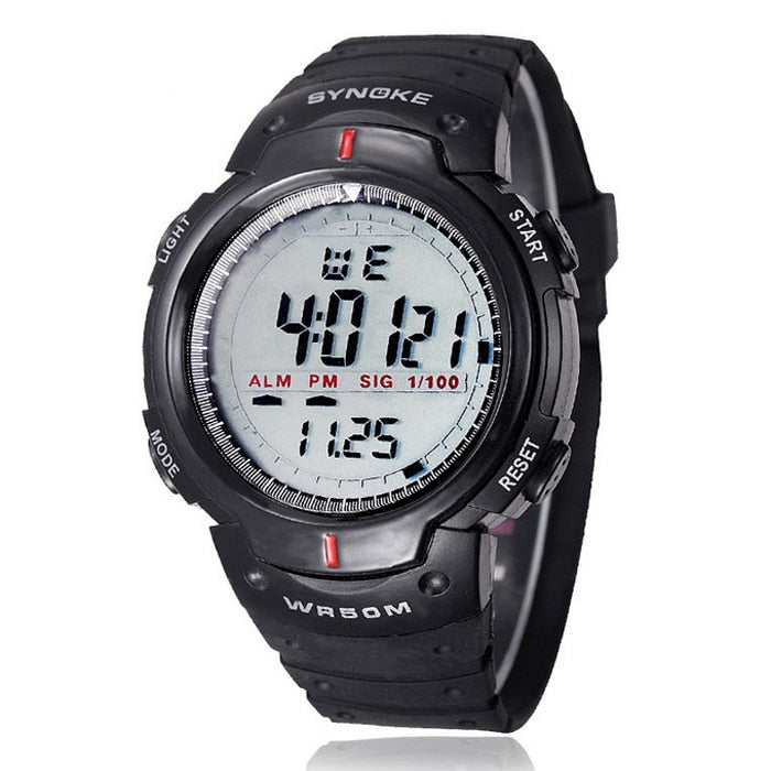 Waterproof Led Watches For Men Outdoor Sports Men Digital Led Quartz Alarm Men Wrist Watch Fashion Electronic Watch Relogio