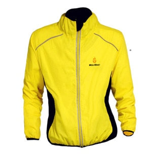WOLFBIKE Waterproof Cycling Jackets Impermeable Ciclismo Sports Men Breathable Reflective Jersey Clothing Bike Long Sleeve Coat