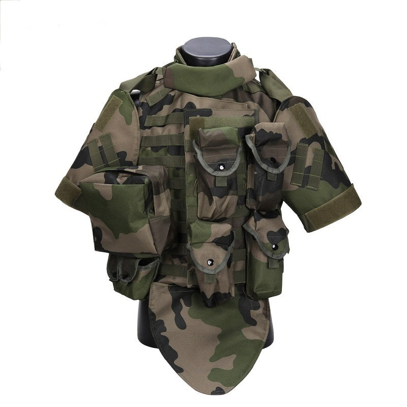 Tactical Vest Camouflage combat Body Armor With Pouch/Pad ACU USMC Airsoft Military Molle Assault Plate Carrier CS Clothing