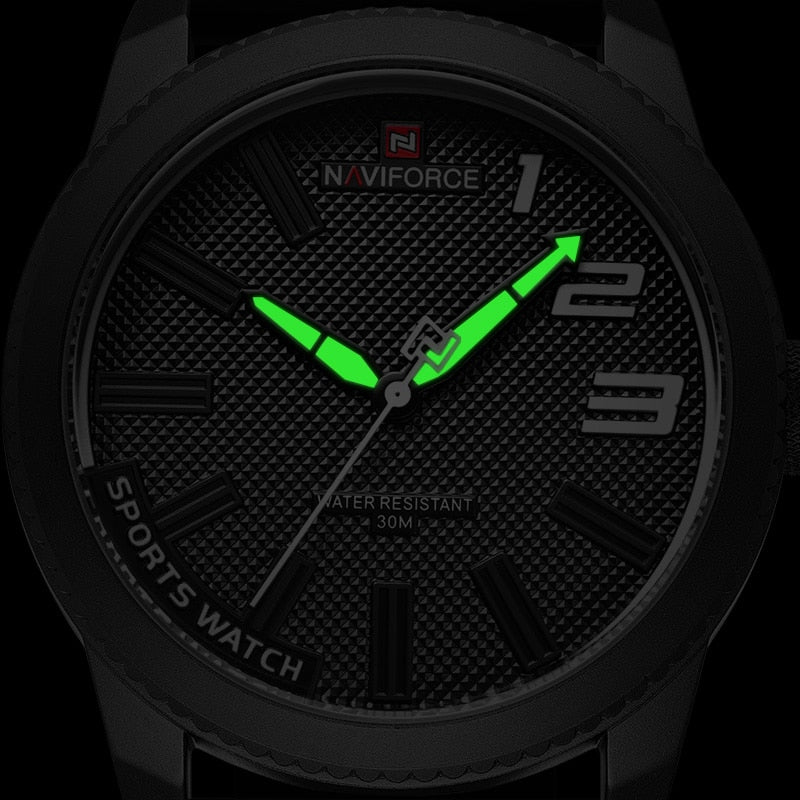 NAVIFORCE Men Quartz Wrist Watches Luxury Brand Military Sports Silicone Waterproof Men Watch Fashion Clock Relogio Masculino