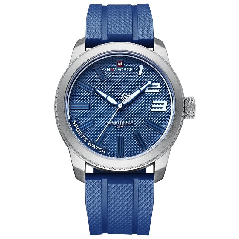 NAVIFORCE Men Quartz Wrist Watches Luxury Brand Military Sports Silicone Waterproof Men Watch Fashion Clock Relogio Masculino