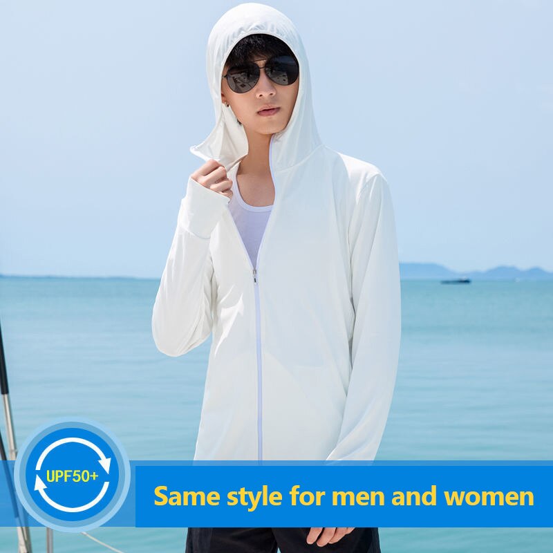 UPF 50+ UV Sun Protection Clothing Men Women Long Sleeve Breathable Outdoor Sports Cycling Fishing Running Hiking Clothes XA295Q