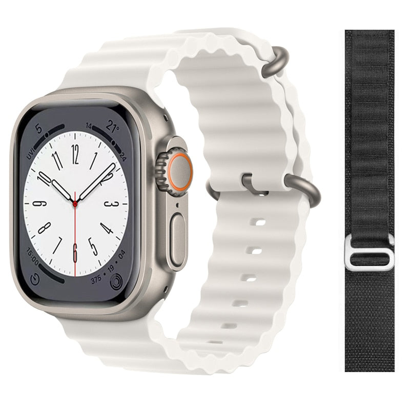 W&O New Smart Watch Men Ultra Series 8 Bluetooth Call NFC 2.08 Inch Smartwatch For Women 49mm Health Monitoring Fitness Bracelet