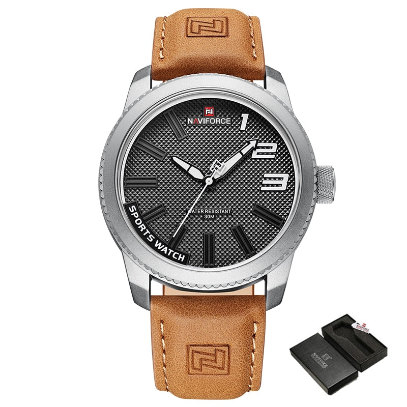 NAVIFORCE Men Quartz Wrist Watches Luxury Brand Military Sports Silicone Waterproof Men Watch Fashion Clock Relogio Masculino