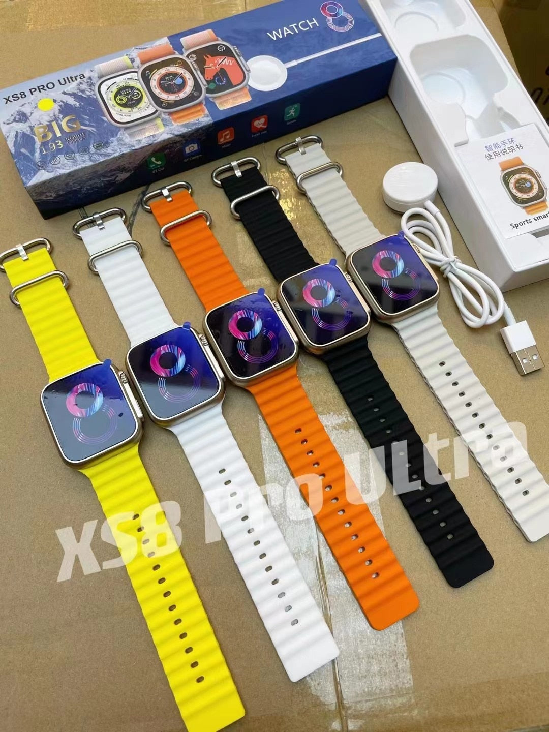 New Series 8 Smart Watch XS8 Pro Ultra Smartwatch Men Women Bluetooth Call Waterproof Wireless Charging HD Screen PK WS8 X8 Max