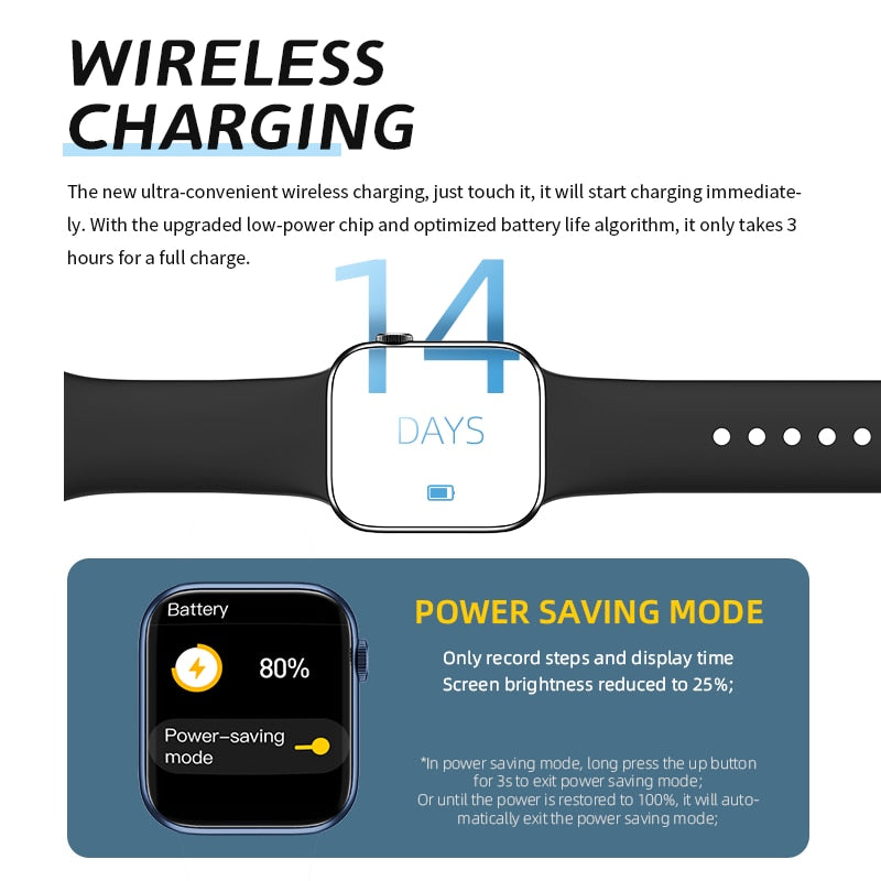 Wearpai 2022 Newest 45mm HW7 Max Smartwatch Men 1.99" NFC + New added power saving mode Women Smart Watch PK Dt100 W37 W27 HW22