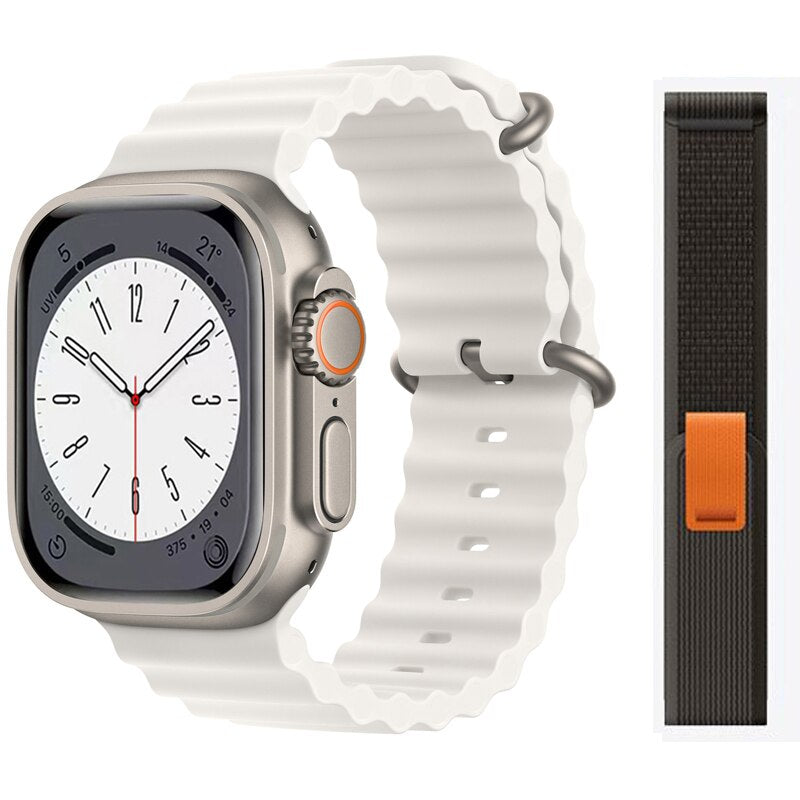W&O Smart Watch X8+ Ultra 49MM Wireless Charging NFC 2.08 Inch Waterproof Sport Watches Bluetooth Calls Smartwatch Men Women