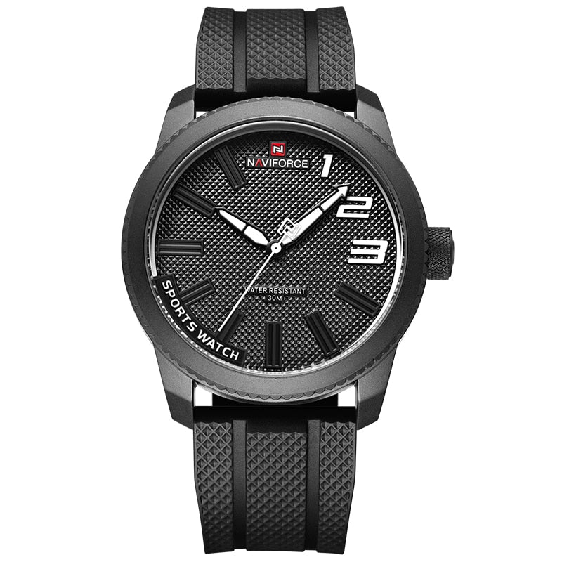NAVIFORCE Men Quartz Wrist Watches Luxury Brand Military Sports Silicone Waterproof Men Watch Fashion Clock Relogio Masculino