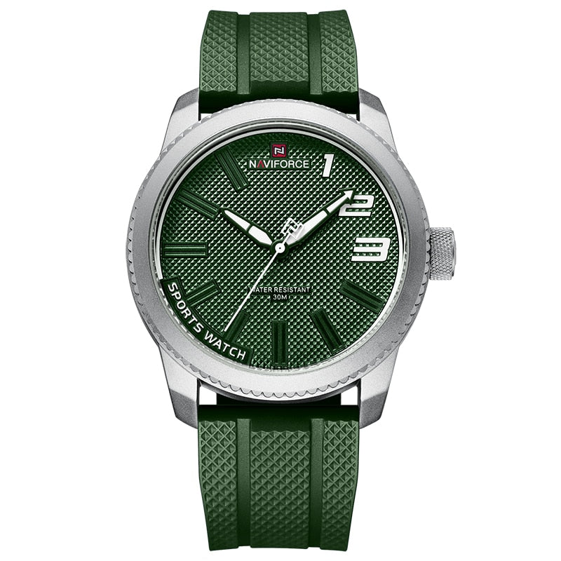NAVIFORCE Men Quartz Wrist Watches Luxury Brand Military Sports Silicone Waterproof Men Watch Fashion Clock Relogio Masculino