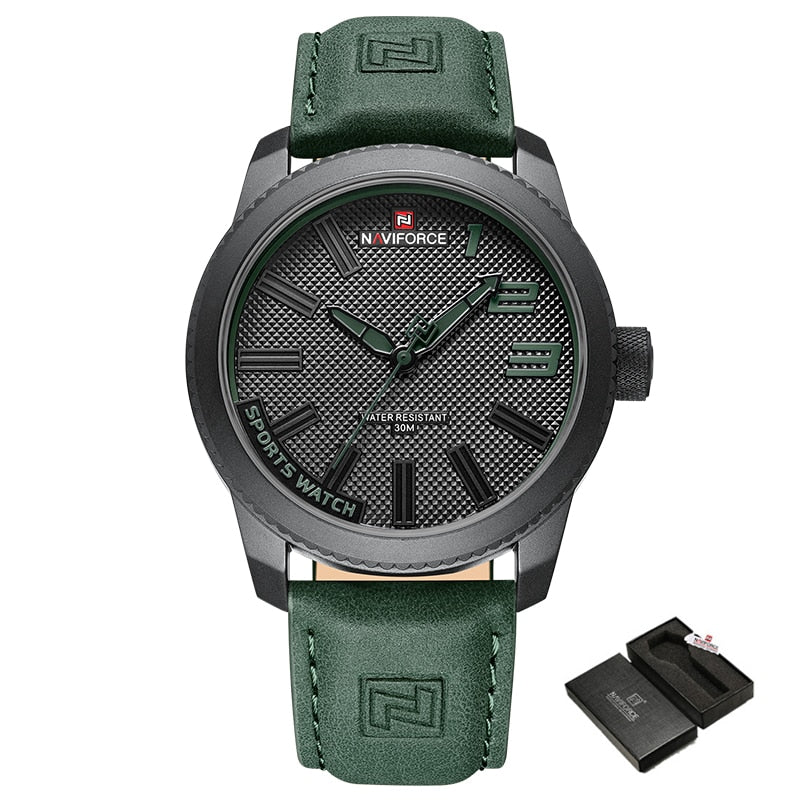 NAVIFORCE Men Quartz Wrist Watches Luxury Brand Military Sports Silicone Waterproof Men Watch Fashion Clock Relogio Masculino