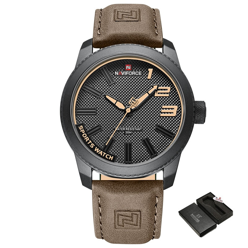 NAVIFORCE Men Quartz Wrist Watches Luxury Brand Military Sports Silicone Waterproof Men Watch Fashion Clock Relogio Masculino