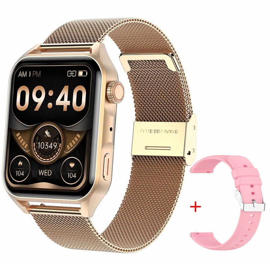 HK28 Smart Watch 1.78inch Amoled Men Women Smartwatch AI Voice Assistant Heart Rate Health Monitor Sports Wristwatch