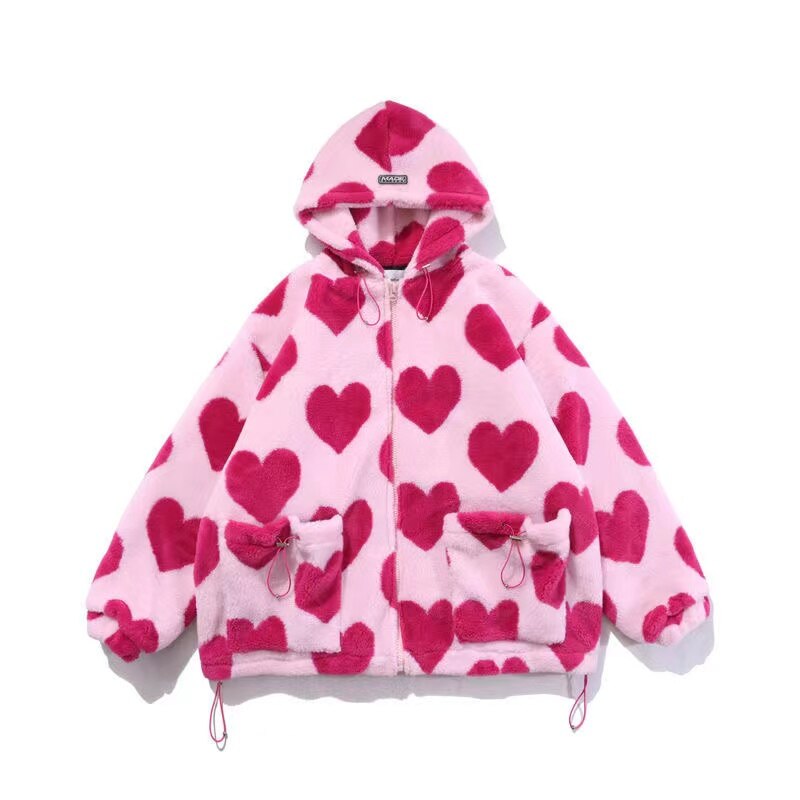 Winter Jacket Men and Women Student Hooded Cotton Jacket