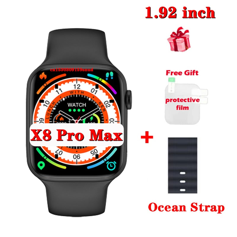 X8 Pro Max Smart Watch 3/4/5/6/10PCS Women Men Message Reminder 1.75 inch Dialing Sports Sleep Monitoring Heart-rate Smart Watch 1