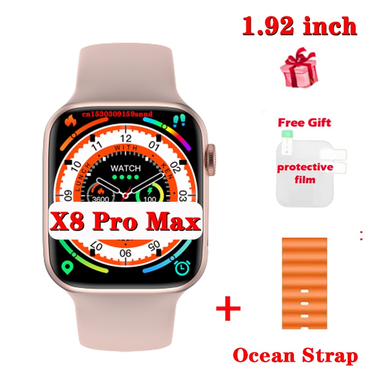 X8 Pro Max Smart Watch 3/4/5/6/10PCS Women Men Message Reminder 1.75 inch Dialing Sports Sleep Monitoring Heart-rate Smart Watch 1