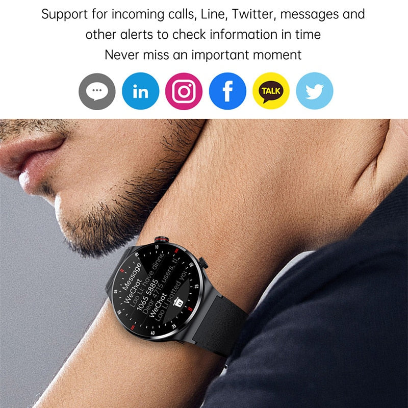 Xiaomi New ECG+PPG Smart Business Watch For Men Bluetooth Call Health Monitoring NFC Payment Multiple Sports Mode Waterproof