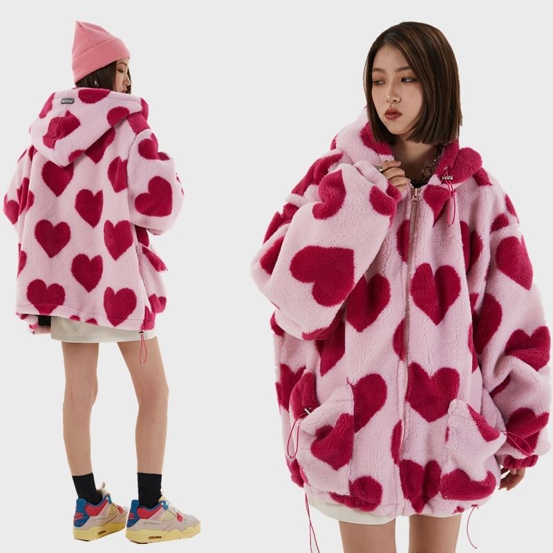 Winter Jacket Men and Women Student Hooded Cotton Jacket
