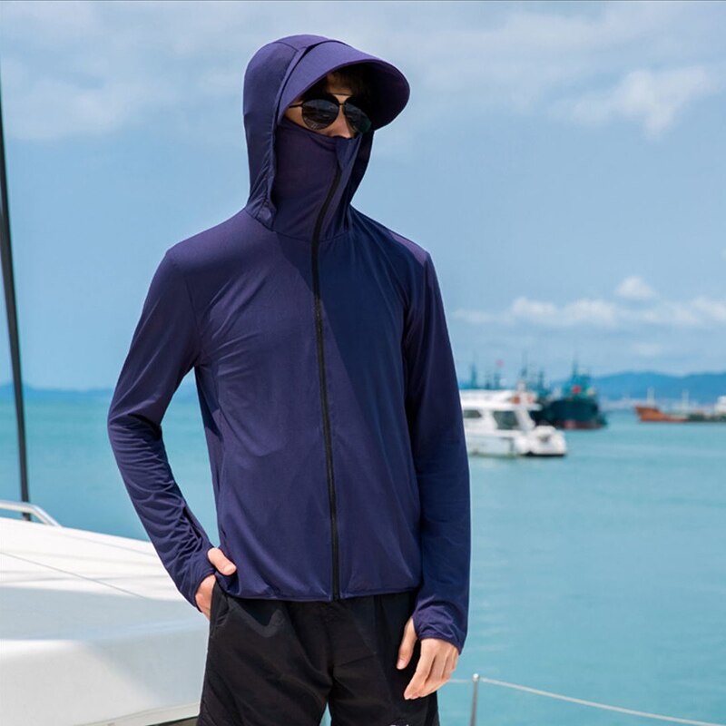 UPF 50+ UV Sun Protection Clothing Men Women Long Sleeve Breathable Outdoor Sports Cycling Fishing Running Hiking Clothes XA295Q