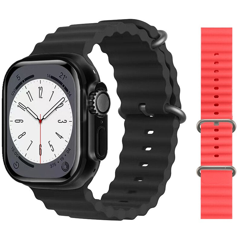 W&O Smart Watch X8+ Ultra 49MM Wireless Charging NFC 2.08 Inch Waterproof Sport Watches Bluetooth Calls Smartwatch Men Women