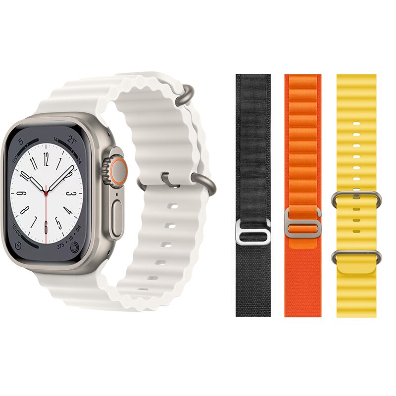 W&O Smart Watch X8+ Ultra 49MM Wireless Charging NFC 2.08 Inch Waterproof Sport Watches Bluetooth Calls Smartwatch Men Women