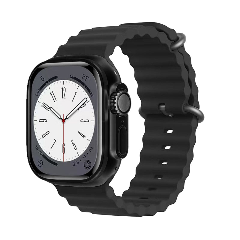 W&O New Smart Watch Men Ultra Series 8 Bluetooth Call NFC 2.08 Inch Smartwatch For Women 49mm Health Monitoring Fitness Bracelet