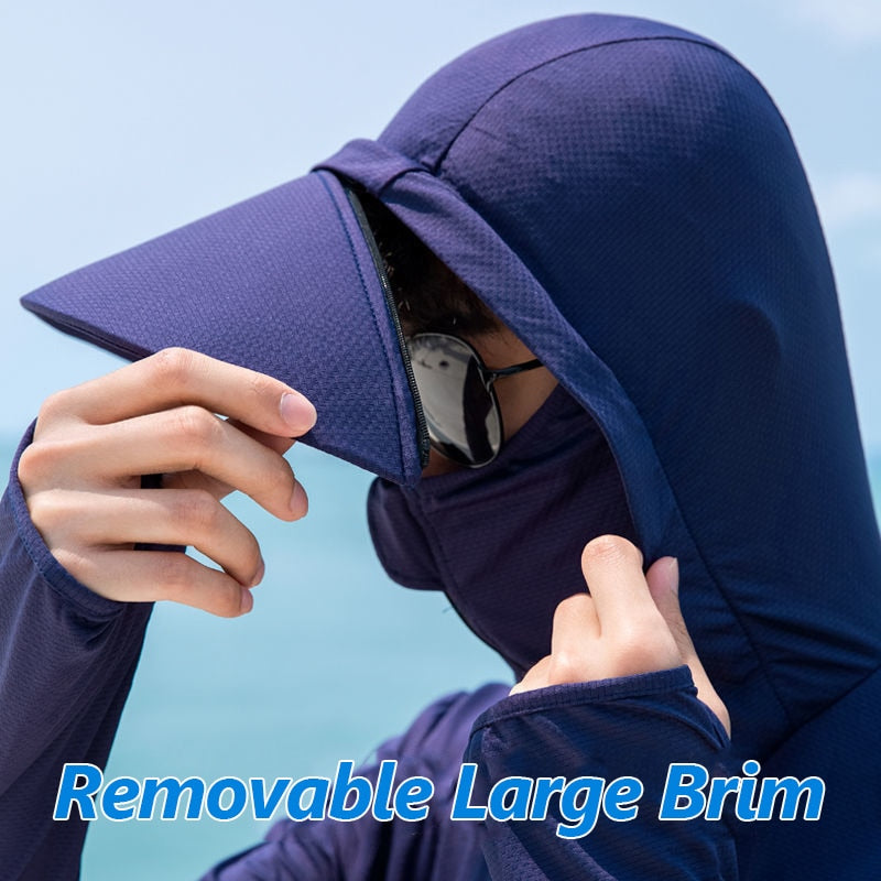 UPF 50+ UV Sun Protection Clothing Men Women Long Sleeve Breathable Outdoor Sports Cycling Fishing Running Hiking Clothes XA295Q