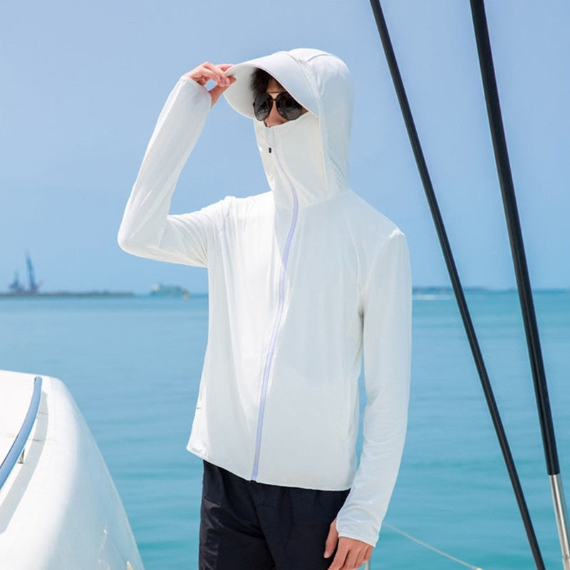 UPF 50+ UV Sun Protection Clothing Men Women Long Sleeve Breathable Outdoor Sports Cycling Fishing Running Hiking Clothes XA295Q