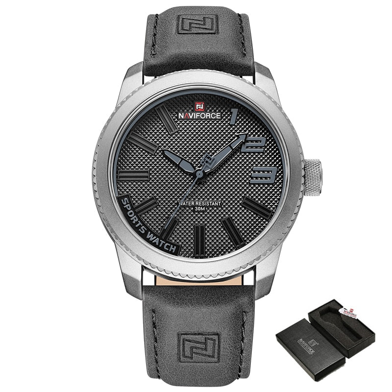 NAVIFORCE Men Quartz Wrist Watches Luxury Brand Military Sports Silicone Waterproof Men Watch Fashion Clock Relogio Masculino