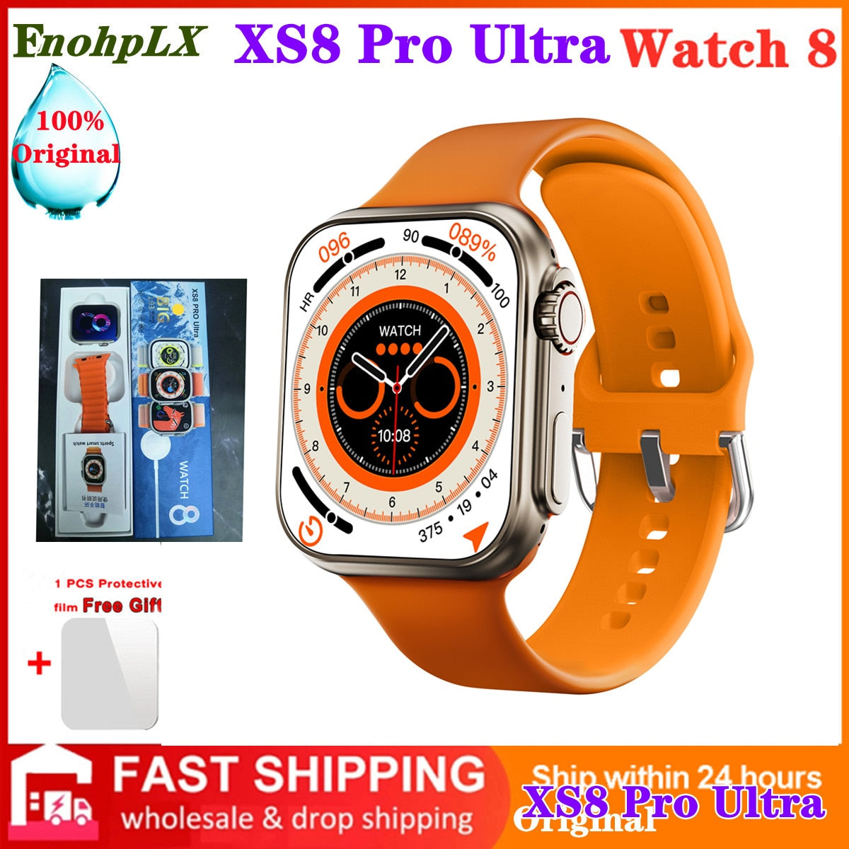 New Series 8 Smart Watch XS8 Pro Ultra Smartwatch Men Women Bluetooth Call Waterproof Wireless Charging HD Screen PK WS8 X8 Max