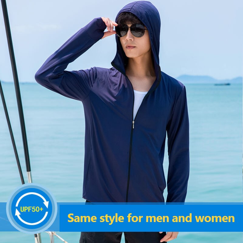 UPF 50+ UV Sun Protection Clothing Men Women Long Sleeve Breathable Outdoor Sports Cycling Fishing Running Hiking Clothes XA295Q