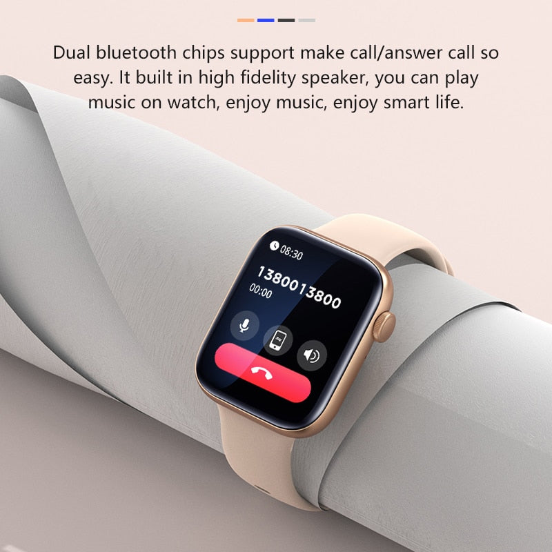 For Xiaomi Huawei Samsung 1.81 inch Bluetooth Call Smartwatch Men Support 120 Sport 2022 New Women Rotary keys Smart Watch +Box