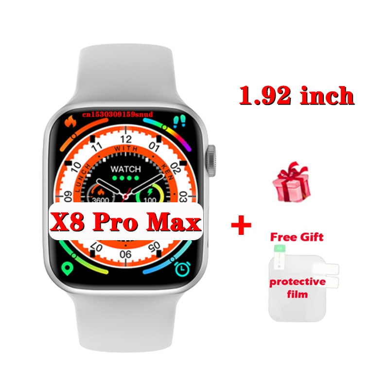 X8 Pro Max Smart Watch 3/4/5/6/10PCS Women Men Message Reminder 1.75 inch Dialing Sports Sleep Monitoring Heart-rate Smart Watch