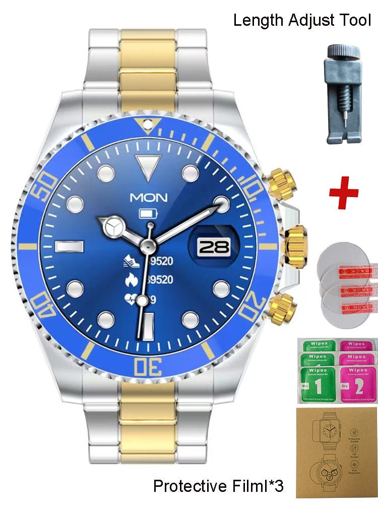 Smart Watch Men Watches Multifunction Smartwatch Fitness Sports Waterproof Wrist Clock Bluetooth Call Connected Business Casual
