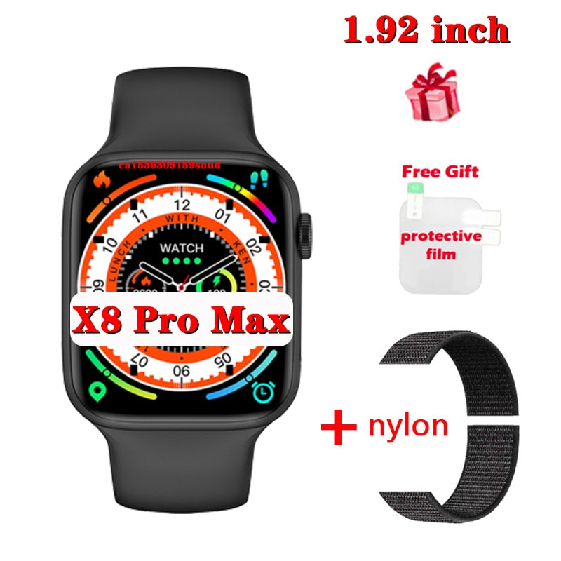 X8 Pro Max Smart Watch 3/4/5/6/10PCS Women Men Message Reminder 1.75 inch Dialing Sports Sleep Monitoring Heart-rate Smart Watch 1