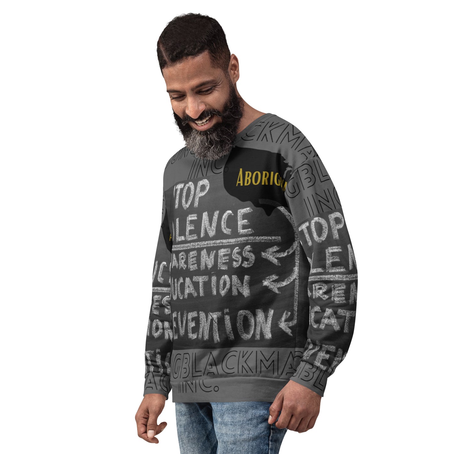 YoungBlackMan inc. Stop the Violence Unisex Sweatshirt