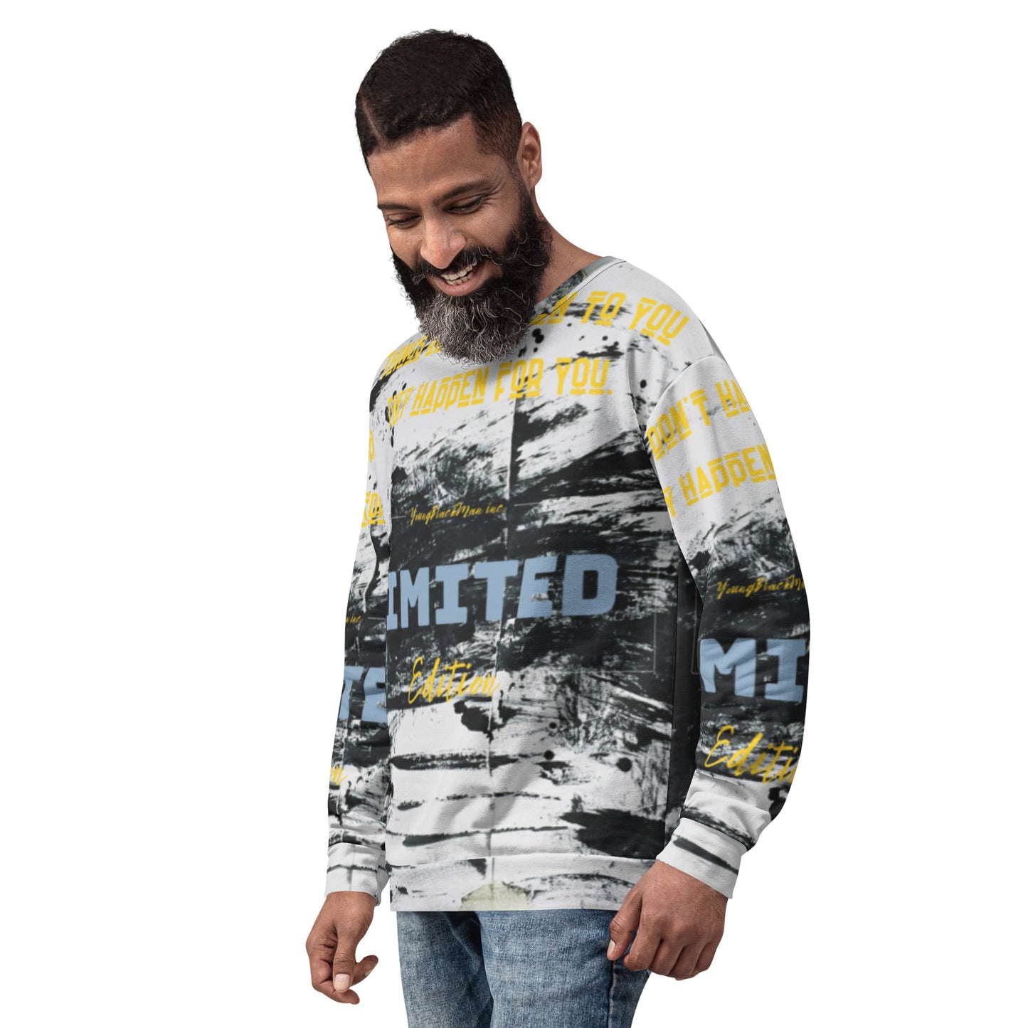 YoungBlackMan inc. Limited Things don't happen to you they happen for you Unisex Sweatshirt