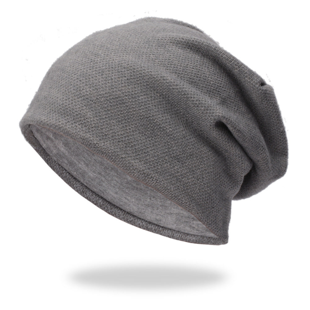 Three-color Women's Outdoor Knitted Hat